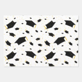 Feuille De Papier Cadeau Célébration de la graduation - (Devant 3)