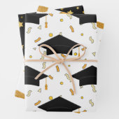 Feuille De Papier Cadeau Célébration du diplôme (En situation)