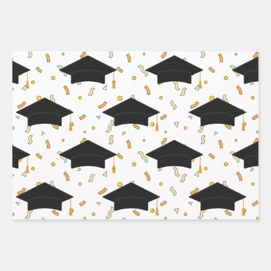 Feuille De Papier Cadeau Célébration du diplôme (Devant)