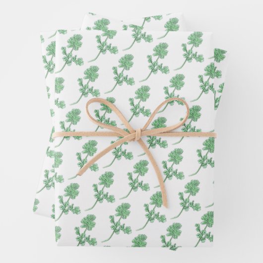 Feuille De Papier Cadeau Celery Leaf (En situation)