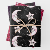 Feuille De Papier Cadeau Céleste de cuisine (En situation)