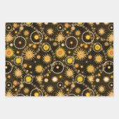 Feuille De Papier Cadeau Céltic Bird Knotwork, Amber Meander et Tyson (Devant 3)