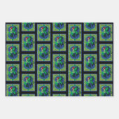 Feuille De Papier Cadeau Celtic Knot Work Green Fairy (Devant 2)