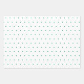 Feuille De Papier Cadeau Cerises, points et plaids agités (Devant 2)