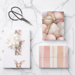 Feuille De Papier Cadeau Certain Lapin T'aime  