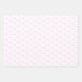 Feuille De Papier Cadeau C'est une fille ! faire-part (Devant 3)