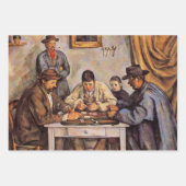 Feuille De Papier Cadeau Cezanne - Les joueurs de cartes, 1892 (Devant 3)