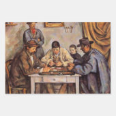 Feuille De Papier Cadeau Cezanne - Les joueurs de cartes, 1892 (Devant 2)