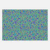 Feuille De Papier Cadeau Chaîne colorée (Devant 3)