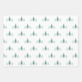 Feuille De Papier Cadeau Chaises Adirondack Coastal Christmas Seashell Tree (Devant)