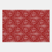 Feuille De Papier Cadeau Chalk nutcracker doodle Christmas (Devant 3)