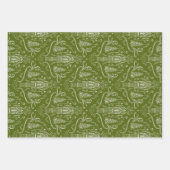 Feuille De Papier Cadeau Chalk nutcracker doodle Christmas (Devant 2)