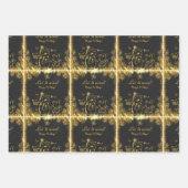 Feuille De Papier Cadeau Chalk Snowman - Laisser neiger (Devant)