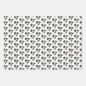 Feuille De Papier Cadeau Champ de soccer (Devant)