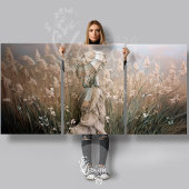 Feuille De Papier Cadeau Champ Dreams Triptych Lourd Decoupage