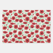 FEUILLE DE PAPIER CADEAU CHAMP POPPY (Devant 3)