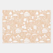 Feuille De Papier Cadeau Champagne Pastel Brown (Devant)