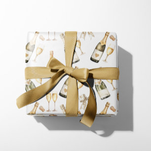 Feuille De Papier Cadeau Champagne Prosecco Lover