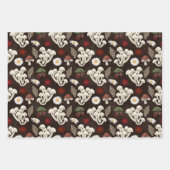 Feuille De Papier Cadeau Champignons d'automne de Woodland (Devant 2)