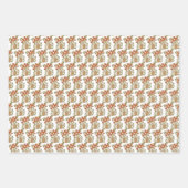 Feuille De Papier Cadeau Champignons de bois personnalisés (Devant 2)