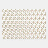 Feuille De Papier Cadeau Champignons de bois personnalisés (Devant)