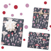 Feuille De Papier Cadeau Champignons des Toadstool de champignons