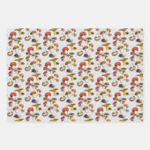 Feuille De Papier Cadeau Champignons sauvages (Devant 3)