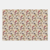 Feuille De Papier Cadeau Champignons sauvages (Devant)