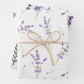FEUILLE DE PAPIER CADEAU CHAMPS LAVENDER (En situation)