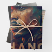 Feuille De Papier Cadeau Chance (En situation)