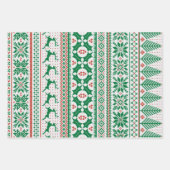 Feuille De Papier Cadeau Chandail de Fair Isle Knit (Devant 2)