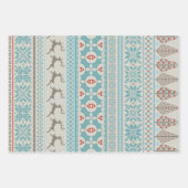 Feuille De Papier Cadeau Chandail de Fair Isle Knit (Devant 2)