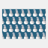 Feuille De Papier Cadeau Chandails, Bas et laides Noël (Devant)