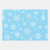 Feuille De Papier Cadeau Chanson de la Neige (Devant 3)