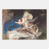 Feuille De Papier Cadeau Chant des Anges (1881) par Bouguereau (Devant)