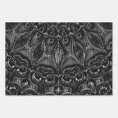 Feuille De Papier Cadeau Charcoal Mandala (Devant 3)