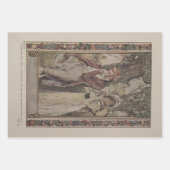 Feuille De Papier Cadeau Charles Dickens' A Christmas Carol 1914 Gift Wrap (Devant 3)