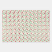 Feuille De Papier Cadeau Charme de Fleur Écarlate 3 (Devant)