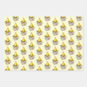 Feuille De Papier Cadeau Chasse aux oeufs de Pâques (Devant)