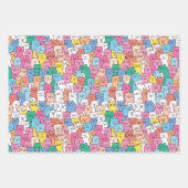 Feuille De Papier Cadeau Chat (Devant 3)