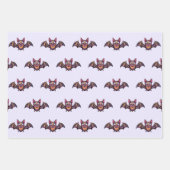 Feuille De Papier Cadeau Chat coloré (Devant 2)