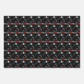 Feuille De Papier Cadeau Chat Ladies for Kamala Funny Chat 2024 Président (Devant)