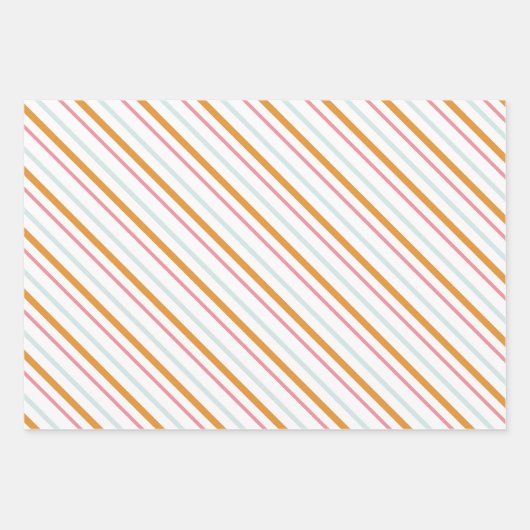 Feuille De Papier Cadeau Chat Noël clair rose (Devant 3)