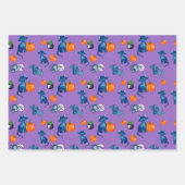 Feuille De Papier Cadeau Chat noir citrouille brassée de sorcière Design Ha (Devant 3)