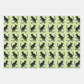 Feuille De Papier Cadeau Chat qui fait du skateboard (Devant)