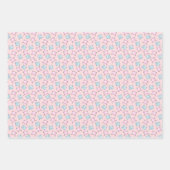Feuille De Papier Cadeau Chat rose (Devant 3)