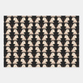 Feuille De Papier Cadeau Chat - Yoga Cute Chat (Devant)