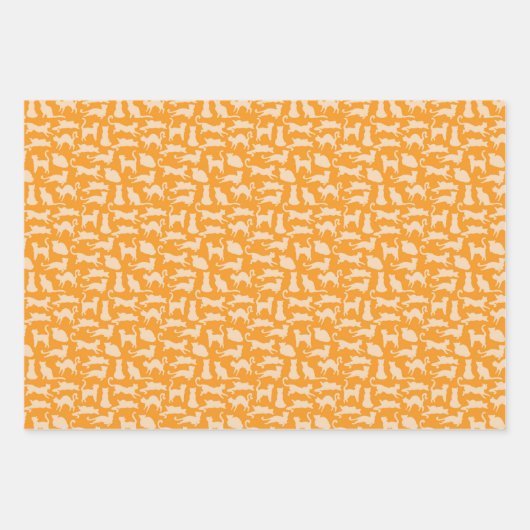 Feuille De Papier Cadeau Chats (Devant)
