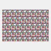 Feuille De Papier Cadeau Chats de Noël (Devant 3)