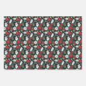 Feuille De Papier Cadeau Chats de Noël (Devant)